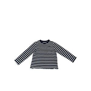 Baby Gap Navy & White Striped Long Sleeve Shirt Toddler 5 Years Cotton Blend Cas